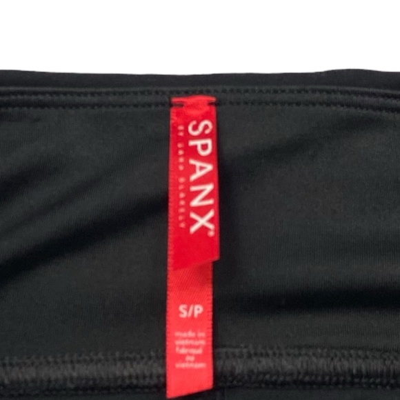 SPANX Ponte Seamless Ankle Length Slit Legging Black S - Picture 4 of 13